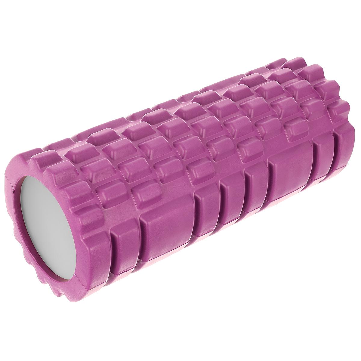 WAŁEK ROLLER DO ĆWICZEŃ FIOLETOWY 14x33CM 930G ENERO FIT - obrazek 2