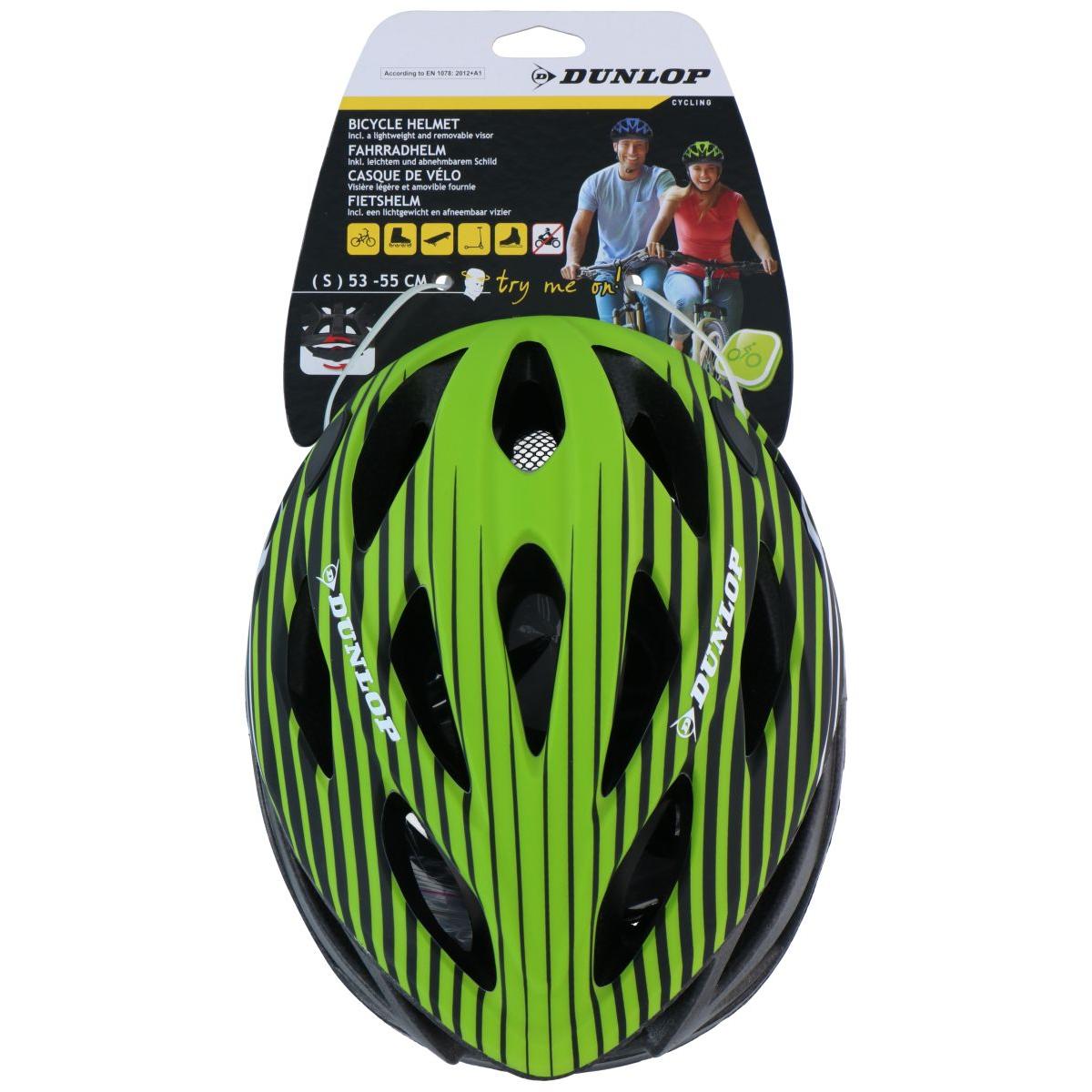 KASK ROWEROWY REGULOWANY DUNLOP R.M ZIELONY - obrazek 5