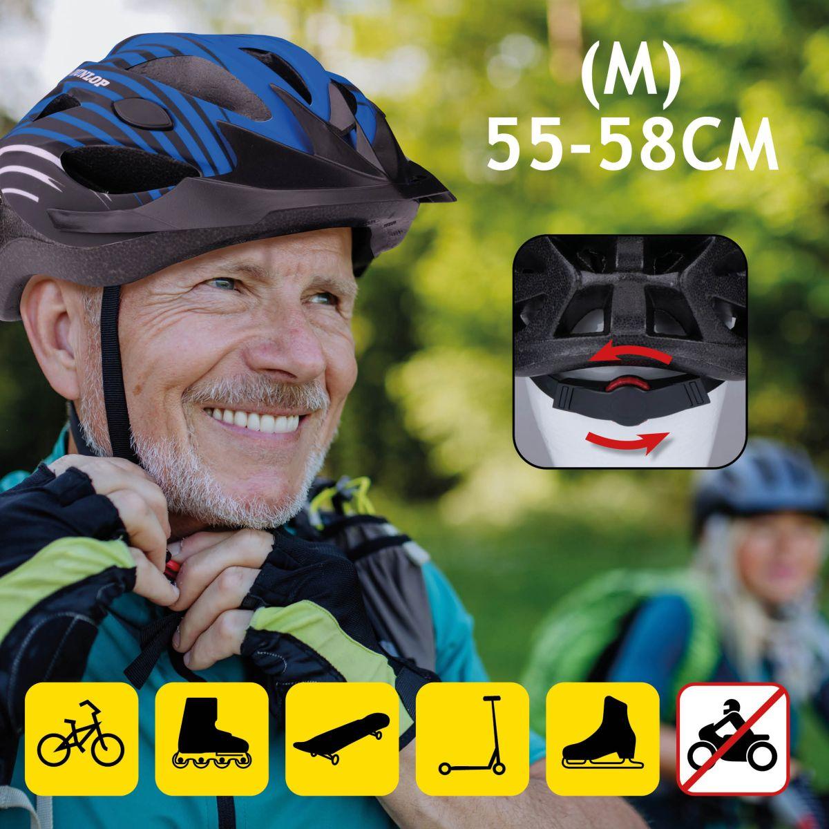 KASK ROWEROWY REGULOWANY DUNLOP R.M ZIELONY - obrazek 6