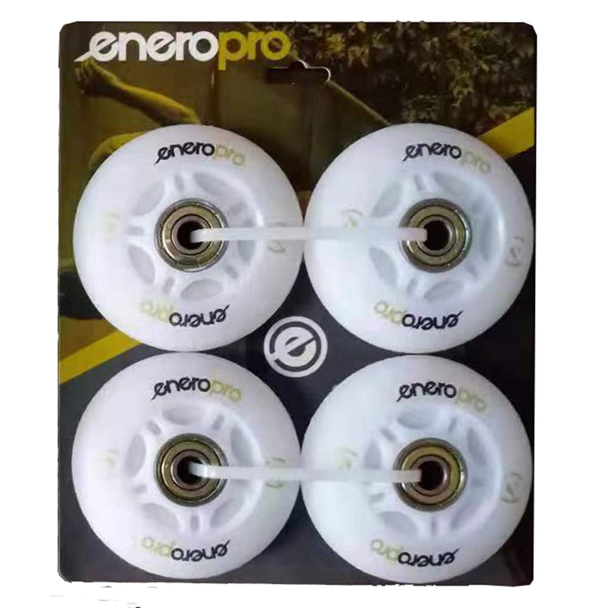 KÓŁKA DO ROLEK ENERO PRO PU 64 MM 4 SZT Z ŁOŻYSKAMI ABEC 7 LED - obrazek 2