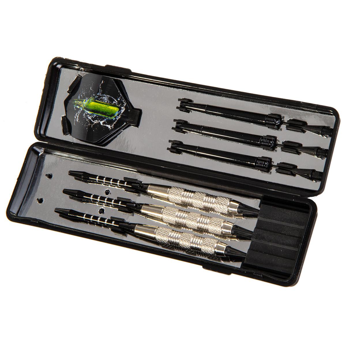 RZUTKI LOTKI PLASTIKOWE DART 3 SZT. 18G W PUDEŁKU ENERO CZARNE - obrazek 3