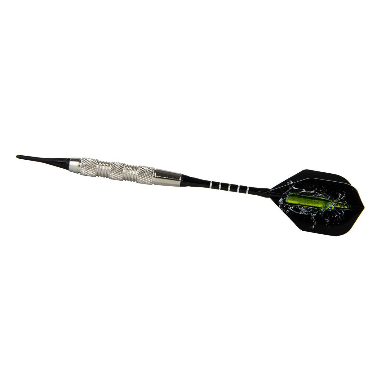 RZUTKI LOTKI PLASTIKOWE DART 3 SZT. 18G W PUDEŁKU ENERO CZARNE - obrazek 4