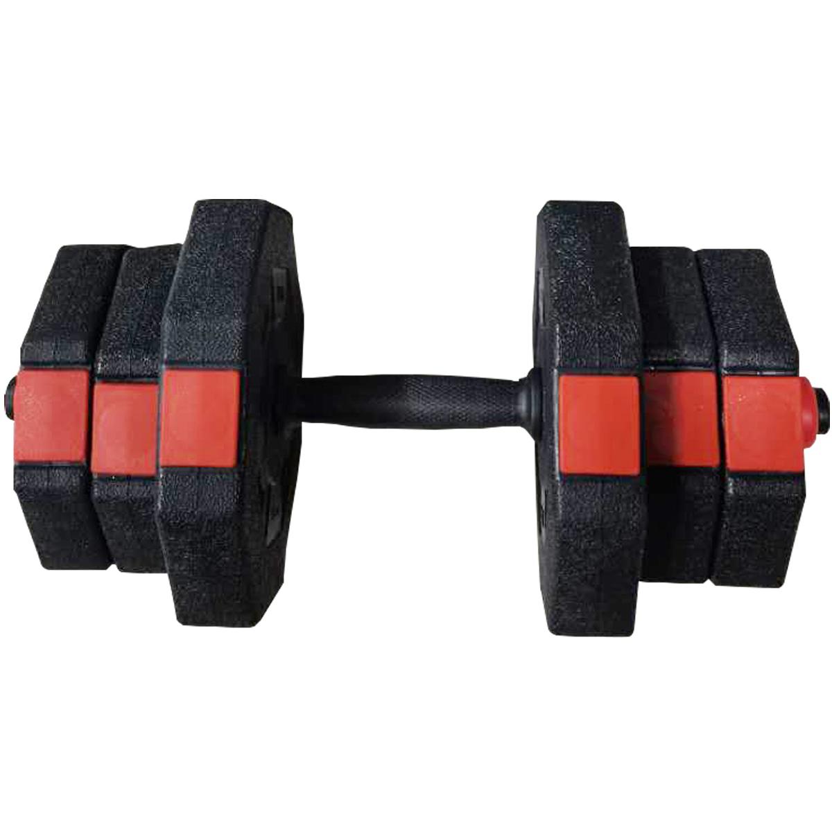 REGULOWANE HANTLE TRENINGOWE 2x10KG Z FUNKCJĄ SZTANGI ENERO FIT - obrazek 6