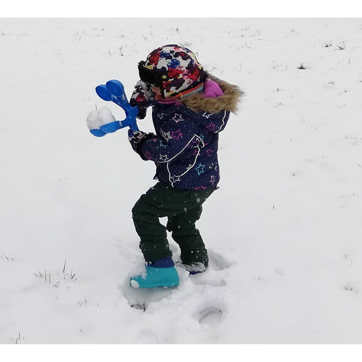 ŚNIEŻKOMAT SNOWBALL DO ROBIENIA KULEK ŚNIEŻNYCH POJEDYNCZY NIEBIESKI 1064499 - obrazek 5