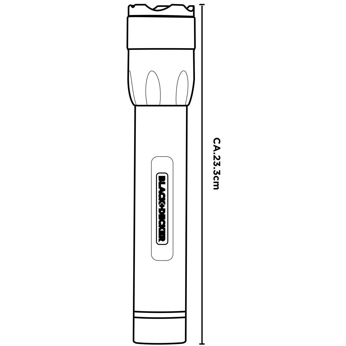 LATARKA TAKTYCZNA ALUMINIOWA 6W 350LUMENÓW BLACK + DECKER - obrazek 5