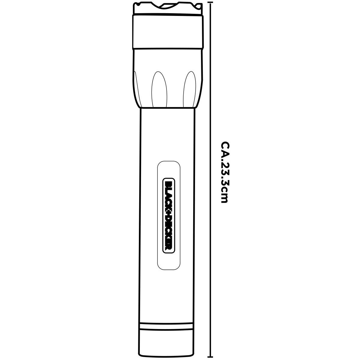 LATARKA TAKTYCZNA ALUMINIOWA 12W 1200LUMENÓW BLACK + DECKER - obrazek 5