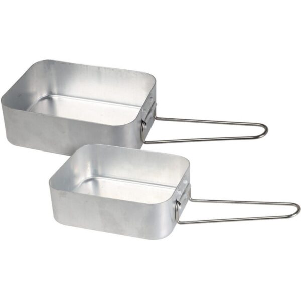 MENAŻKA MISKI TURYSTYCZNE DO ZAPIEKANIA CASSEROLE 2SZT. ALUMINIUM REDCLIFFS