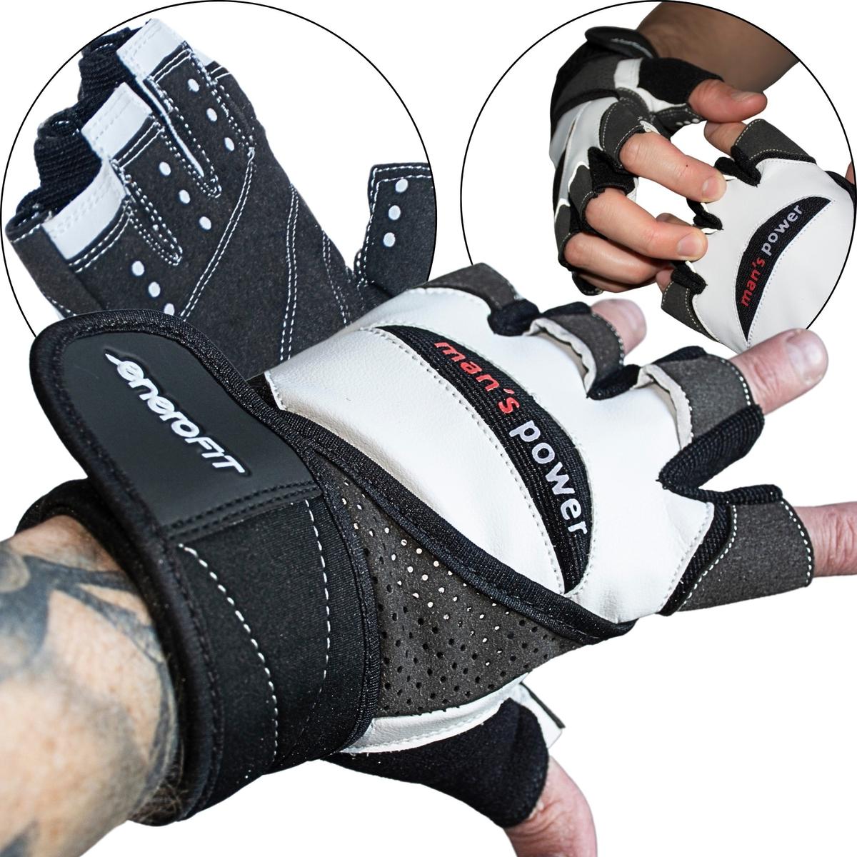 RĘKAWICE FITNESS MAN'S POWER R.XXL ENERO FIT - obrazek 3