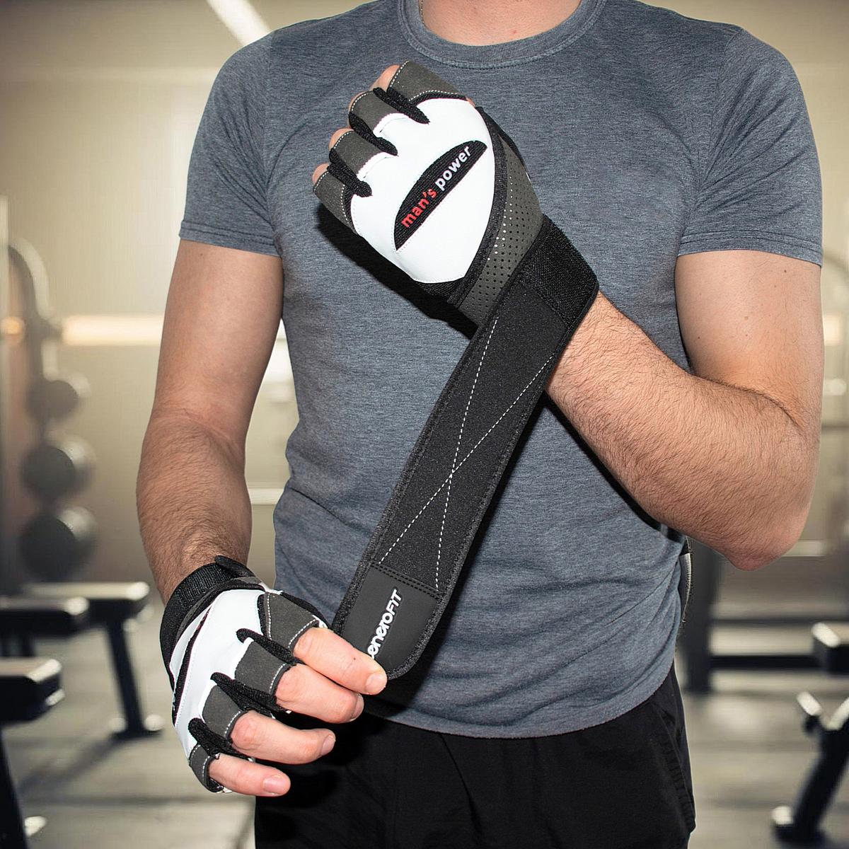 RĘKAWICE FITNESS MAN'S POWER R.XXL ENERO FIT - obrazek 6