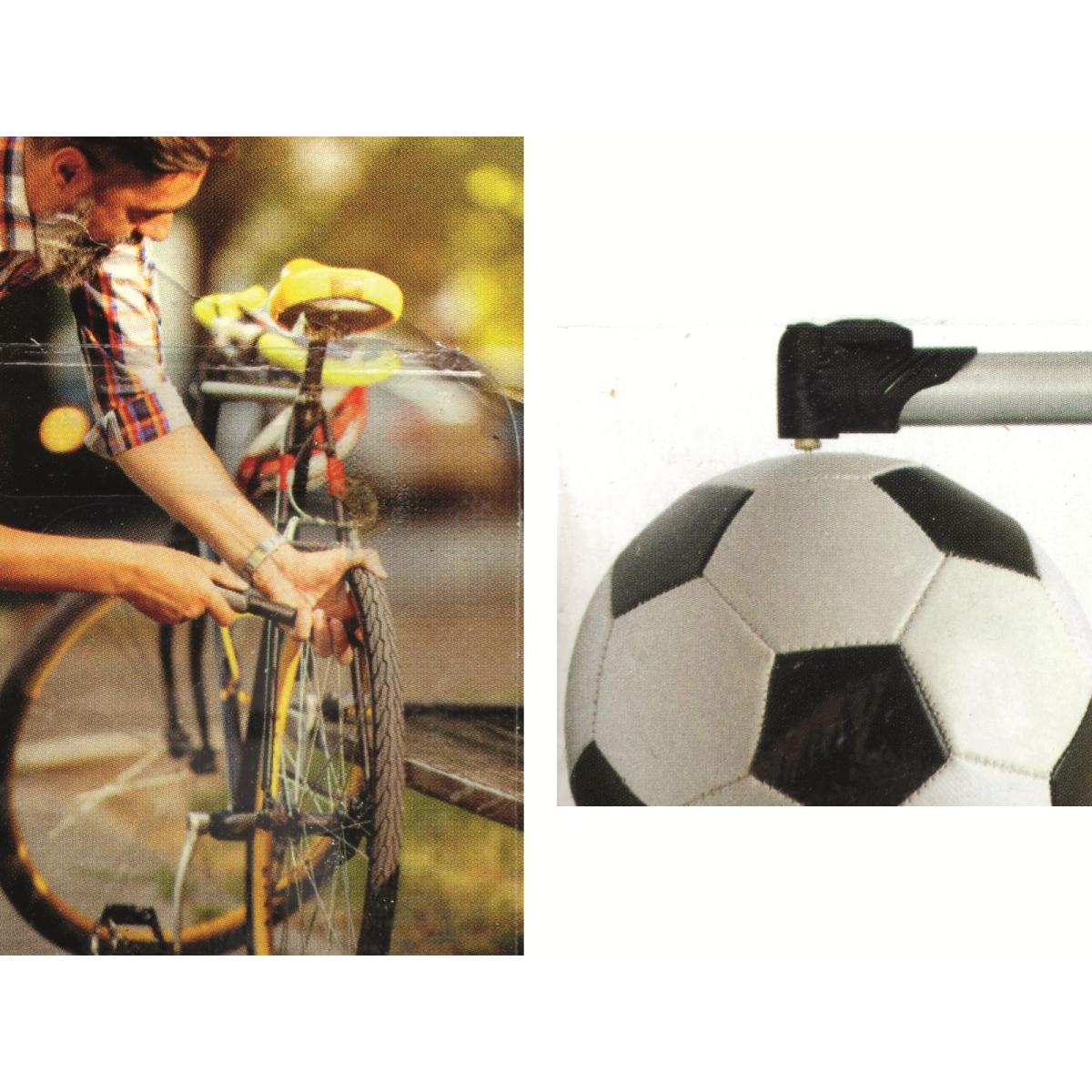 POMPKA ROWEROWA DUNLOP MINI ALU 120psi (8bar) - obrazek 6