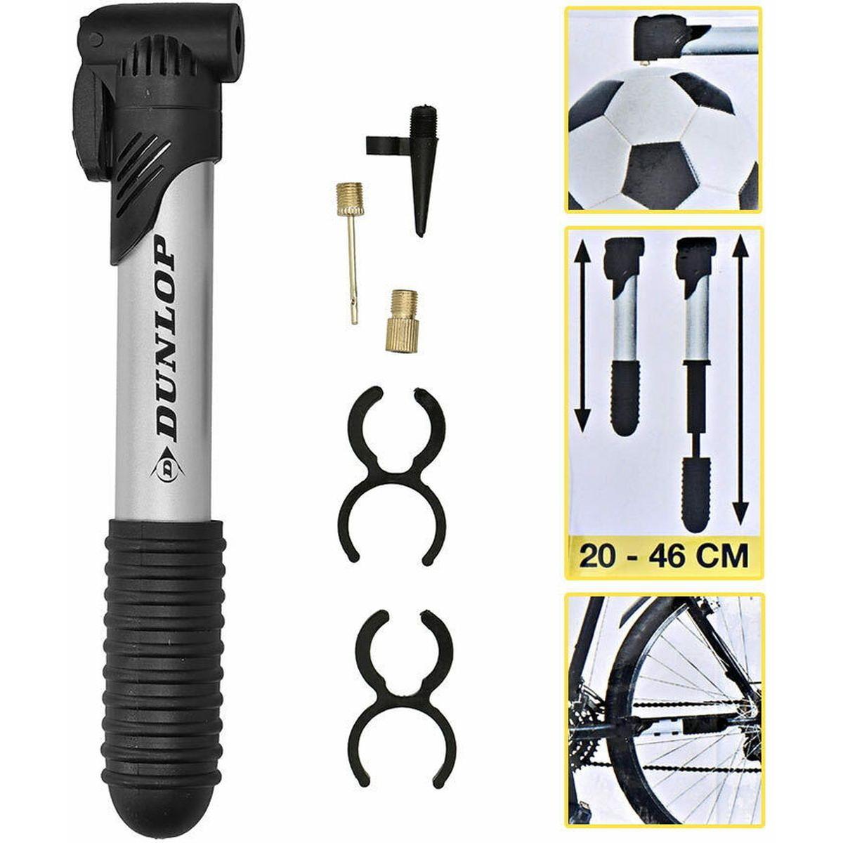 POMPKA ROWEROWA DUNLOP MINI ALU 120psi (8bar) - obrazek 7