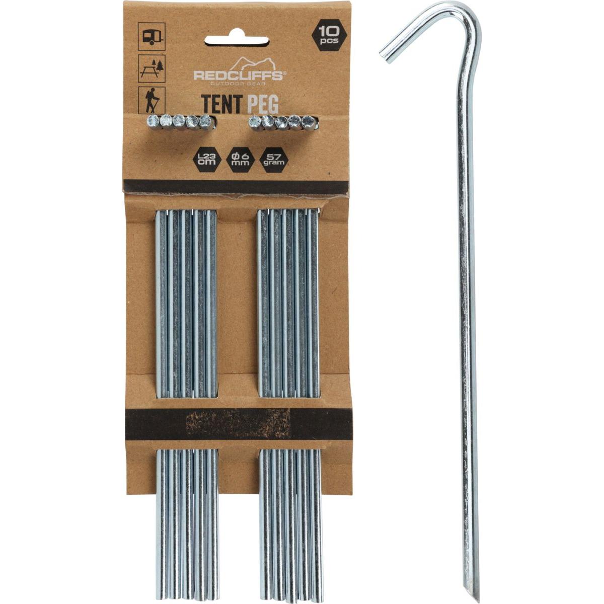 ŚLEDZIE DO NAMIOTU 23CM KPL. 10SZT METAL REDCLIFFS - obrazek 2